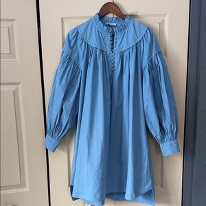 Ulla Johnson Dress Size 8 A-Line Ruffle Cotton